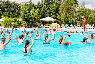 animation en piscine