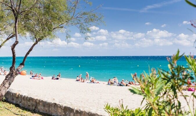 La plage d'argeles