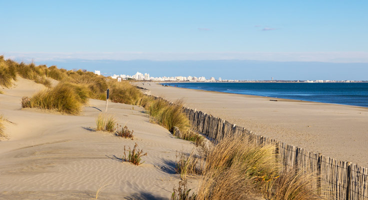 plage de la grande motte Pyrénées orientales